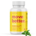 Move Better - Naturalne wspólne suplementy dla kobiet i mężczyzn 124; Wspiera mobilność, naprawa chrząstki i wspólne zdrowie 124; Szybkie działanie MSM Chondroitin & Glukozamina Joint i uzupełnienie kolana 124; 90 kapsułki
