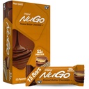 NuGo Protein Bar, Masło orzechowe, 11g Protein, Gluten Free, 15 Count