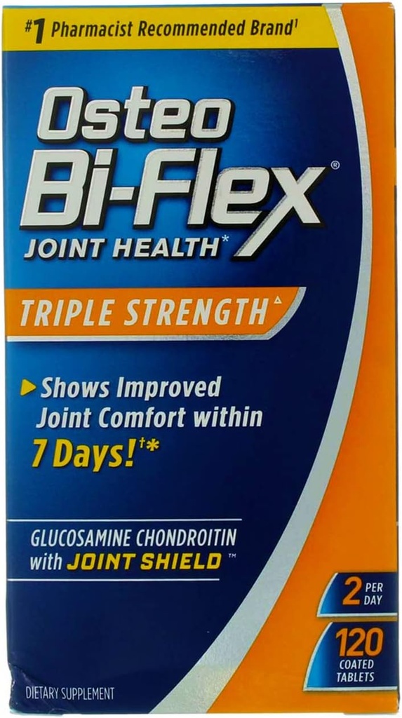 Osteo Bi- Flex Potrójne kapsułki siłowe - 120 ct, opakowanie po 6