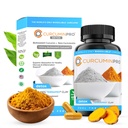 kurkuminpro Detox Kapsułki 124; Organic Turmeric Supplement with BioSoluble BCD & Natural Bentonite Clay British 124; Wysoka absorpcja Wegańska Mieszanka Curcumin dla Gut i Heart Wellness British 124; 60