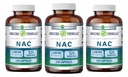 Amazing Formulas NAC 600 Mg XI124; N- Acetyl Cysteine Supplement XI124; Kapsułki XI124; Non- GMO XI124; Gluten Free XI124; Made in USA (3 Pack, 250 Count)