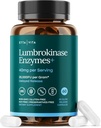 Silne uzupełnienie Lumbrokinazy 40 mg / serving (Max Activity - 800,000 Units) - Lumbrokinaza Enzymy Kapsułki na wsparcie energetyczne, trawienie, Detox, Cognition & Gut Health - Podobne do Nattokinase