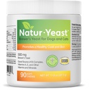 Zielone zwierzęta Organizują Natural- Yeast Brewer 's Yeast dla psów i kotów - Wspiera system immunologiczny i trawienie, Promuje zdrową skórę i błyszczący płaszcz, 90 Miękkich Chews