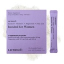 Suplement Inozytolu LACTOMEDI dla Kobiet: 124; Myo- Inozytol 4000mg + D- Chiro- Inozytol 100mg: 124; Zbalansowany 40: 1 Stosunek: 124; Cykl menstruacyjny i wsparcie wellness: 124; 30 Day Supply