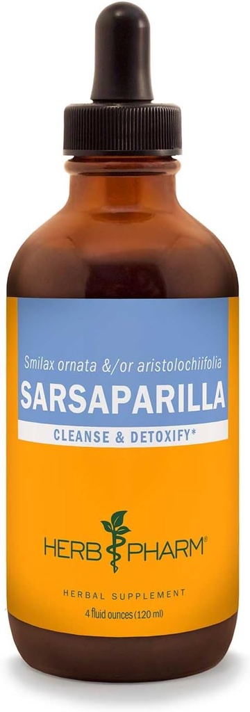 Herb Pharm Sarsaparilla Liquid Extract for Cleansing and Detoxification - 4 unce