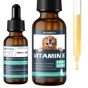 Witamina E dla psów - Witaminy psów E - Witamina E Dropper dla psów, Poprawa zdrowia skóry i płaszcza, Leczenie choroby wątroby, Wzmocnienie układu immunologicznego - Naturalna formuła dla wszystkich wieków, i Hodowli - 30 ML