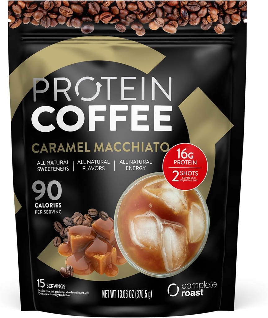 Kompletny Karmel Machiato Kawa białko