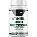 Probase Nutrition Nattokinase Supplement 4000 FU Servings, 120 Kapsułki (derived from Japanese Natto) Enzymy systemowe dla układu krążenia i wsparcia krążenia