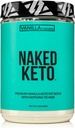 Nagi Vanilla Keto - Premium Vanilla Keto Fat Bomb Powder - Nic sztucznego - Bezglutenowy Keto Bomb Vanilla Mct Oil Powder bez Gmos - 1.3 Lb
