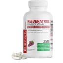 Bronson Resveratrol 500 Complex Standardized Trans- Resveratrol + Grape Seed & Red Wine Extract, 250 kapsułki