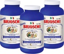 Brioschi włoski Lemon Flavored Effervescent Heartburn, Zdenerwowane żołądki, Niestrawność kwasowa, 8,5 oz butelka (Opakowanie po 3)