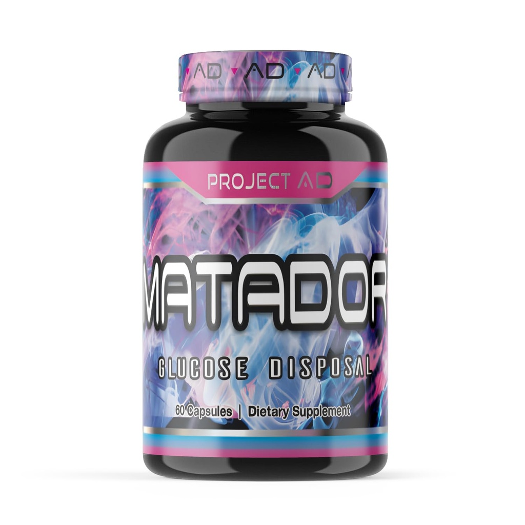 Projekt AD Matador Muscle Builder Enhances Muscle Pomps and Promotes Muscle Growth And Energy (60 kapsułek)