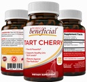 PURELY korzystne Tart Cherry kapsułki 6000 mg, Extract Montmorency Tart Cherry, Flush kwasu moczowego dla Joint Comfort, Przeciwutleniacz i wsparcie immunologiczne, Non-GMO, Gluten Free, 120 Count