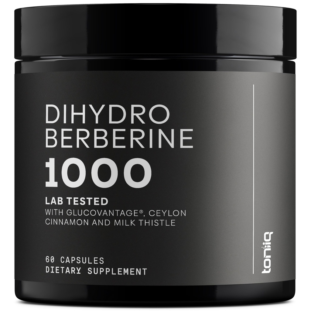 Suplement dihydroberberynowy - Ultra High Potency 1,000mg Formuła z GlucoVantage, 10: 1 Cynamon ceyloński & 50: 1 Thistle mleka - Trzyczęściowy test laboratoryjny