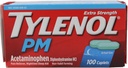 TYLENOL PM dodatkowy ból siły Reliever / Nighttime Sleep Aid Cappets 100 ea