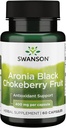 Swanson Full Spectrum Aronia (Chokeberry) 400 Miligramy 60 Kapsułki