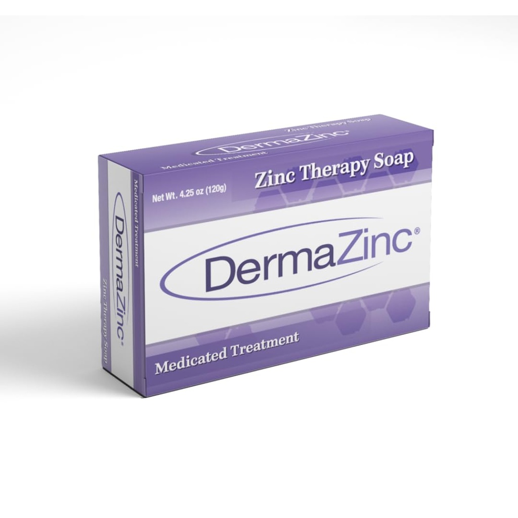 DermaZinc Terapia Mydło, Cynk Mydło do skóry, Zaburzenia skóry Relief dla łuszczycy, Dermatitis, Wyprysk, i inne objawy stanu