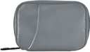 Naanle 7 dzień pil Case Travel Pill Torba organizacyjna z Zipper Portable Weekly Case Compact Rozmiar dla posiadacza suplementu witaminy, Solid Color Grey