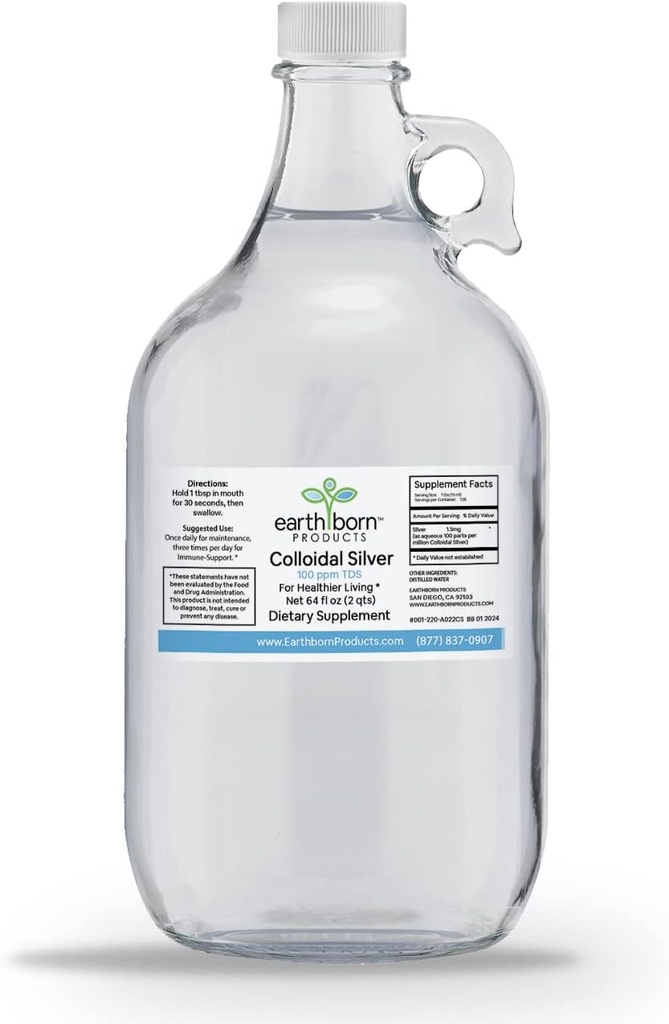 Monatomowe srebro koloidalne (64OZ.)