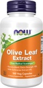 Teraz suplementy żywności, Olive Leaf Extract z Echinacea Extract 4%, Extra Siła, Free Radical Scavenger *, 100 Kapsułki Veg