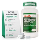 LABS TYME- CAP, INC. Ratunek - Acetaminofen z aspiryną i kofeiną (300 kapsułek) - Ból głowy, Migrena & Back i ból ciała & Aches - Dodatkowa siła - Made in USA