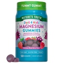 Nature 's Truth Gummies Magnezu dla dzieci 124; Glicynian i cytrat 124; 50 Hrabia 124; Mieszany Flavor Berry 124; Wegan, Non-GMO & Gluten
