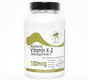 Naturalna witamina K-2 100mcg Menaquinone- 7 ~ 200 Kapsułki - Brak dodatków ~ Suplementy naturetywne