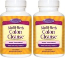 Multi- Herb Colon Cleanse by Nature 's Secret Agregates 124; Wsparcie Digestive Health and Regularity, 275 Tablets (Opakowanie 2)