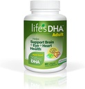 Żywotny DHA All- Wegetariański DHA Suplement Dietetyczny Wspiera zdrowy mózg, oczy i serce, Nie-GMO Z Zrównoważonego Źródła Roślin 200 mg DHA Omega-3 60 Softgels