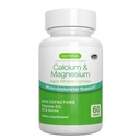 Igennus Algae Suplement wapnia i magnezu, Roślina oparta, Wysoka absorpcja, K2 & D3, Non-GMO Czerwony Algae Mineral Complex for Bone & Teeth Support, dla kobiet i mężczyzn, z Boron, Wegan, 60 Tabletki