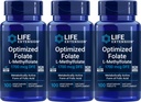 Life Extension Zoptymalizowany folian 1700 µg DFE, 100 Tabletki wegetariańskie (Opakowanie po 3)