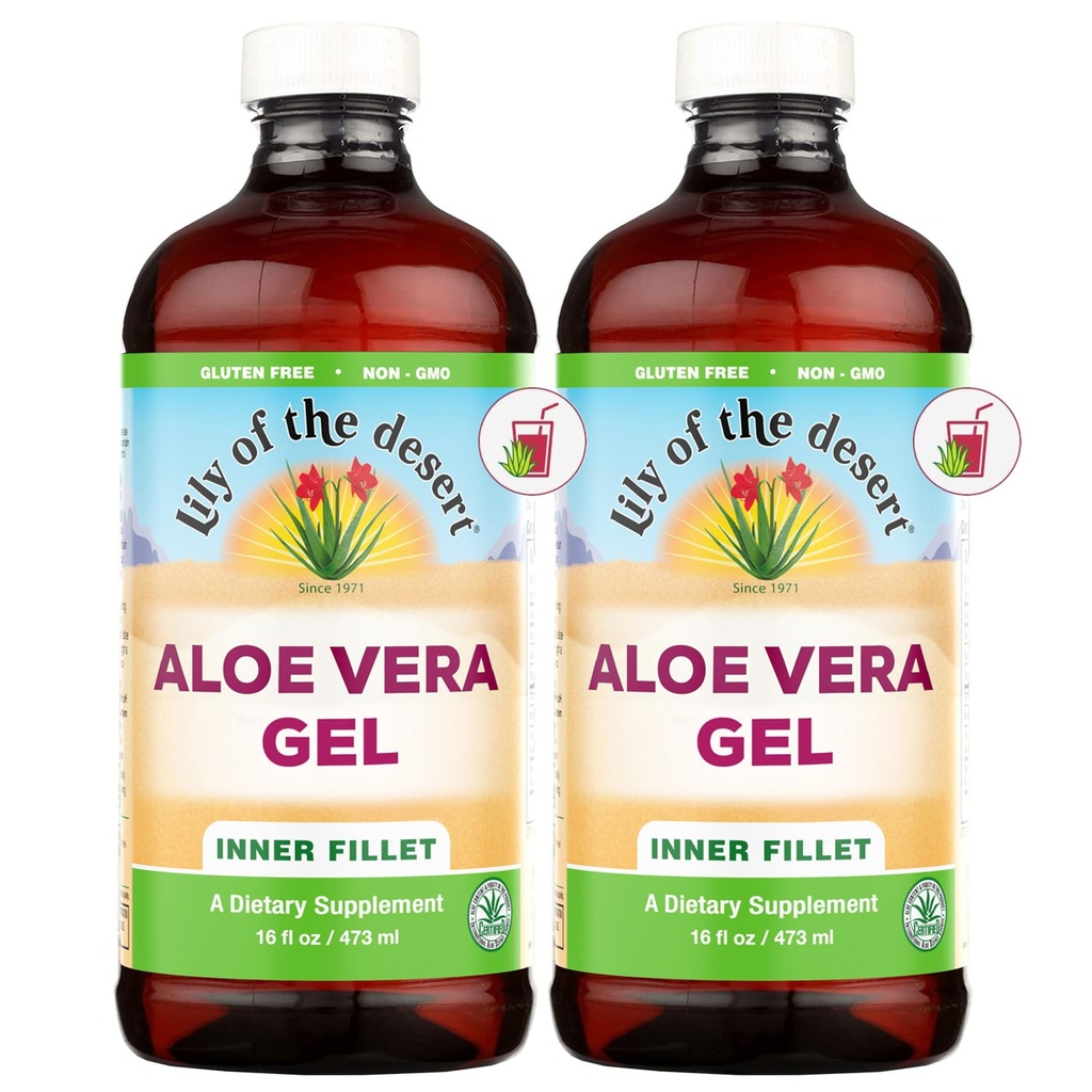 Lily of The Desert Aloe Vera Gel 16 oz (Opakowanie po 2)