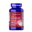 Puritan 's Pride Coenzym CoQ10 600mg, Suplement diety dla zdrowia serca, Ciśnienie krwi, Doustna Guma Zdrowie i Zdrowe Wsparcie starzenia, 60 Day Supply, Szybkie uwolnienie Softgels