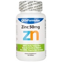 Proszki cynku do uzupełnienia trądziku 50mg z cytratem chelatowanym tlenkiem cynku, 100 Day Supply (Tablets Not Lozenges, Gluconate lub Picolinate)