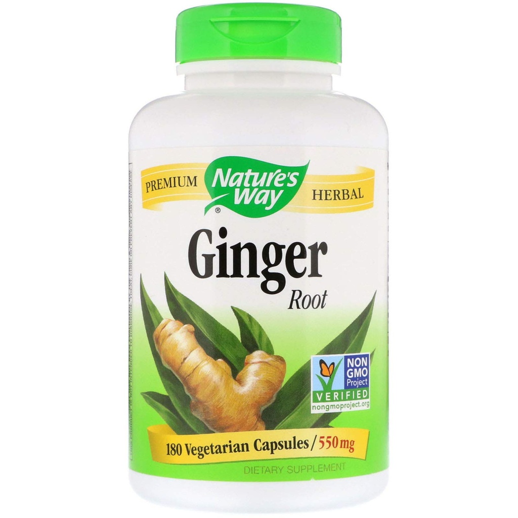 Way Ginger Root 550 mg, kapsułki 180ea