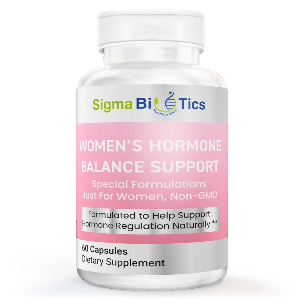Women 's Hormone Balance Supplement - Herbal Supplement for Menopauza, Hormonal & Reproductive Health - Non-GMO Supplements with Soy Isoflavones, Black Cohosh, Dong Quai - 60 kapsułki