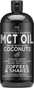 Radha Beauty Premium MCT Oil Made only from Non- GMO Coconuts - 15.8oz. Keto, Paleo, Gluten Free i Vegan Zatwierdzone.