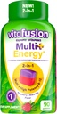 Vitafusion Multi + Energy * Gummy Vitamin, Zawiera witaminy B do zapewnienia wsparcia metabolizmu energii *, 90