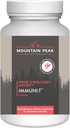 Mountain Peak Nutritionals Immuni- T - Pomaga wspierać układ oddechowy i immunologiczny - Cynk, Witamina A, Witamina C i Witamina B6 - Hipoalergiczny suplement diety (60 Kapsułki wegetariańskie)