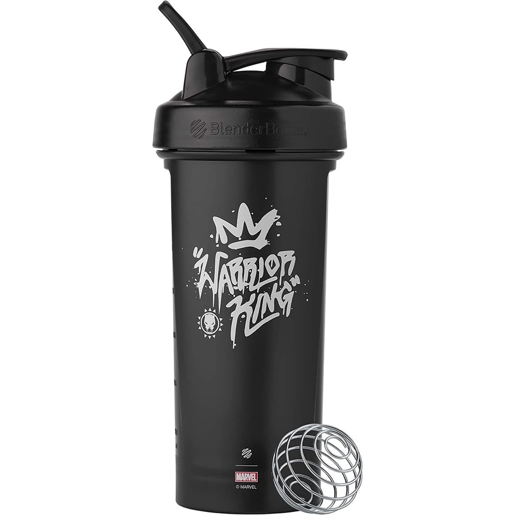 BlenderBottle Marvel Classic V2 Butelka shaker Idealny do shakes protein i pre Workout, 28- unce, Warrior King
