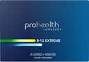 ProHealth Witamina B 12 Extreme- 35 000 µg Mega Dawka, 7 X Moc (30 Podjęzykowe tabletki rozpuszczalne) Dodatkowa Moc, B 12 Witamina, Metylokobalamina, Dibenkozyd, Cyanokobalamina, Hydroksokobalamina