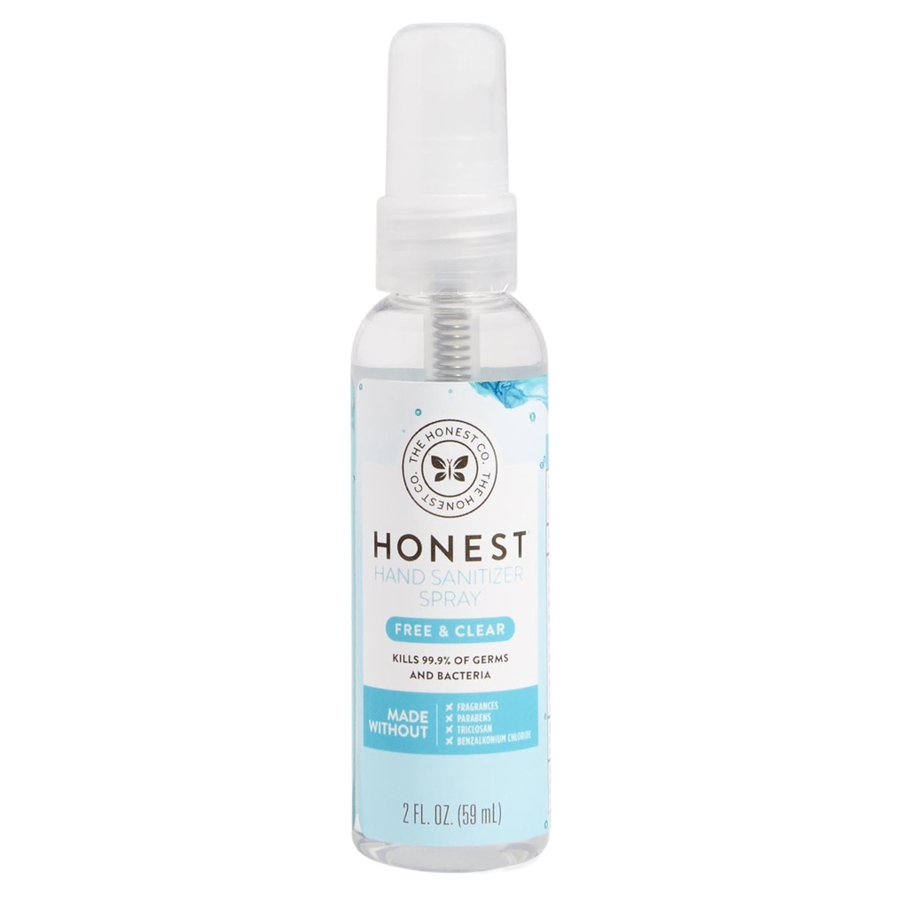 Uczciwa firma Plant- Sanitizer Reg Spray 124; Zabija 99,9% Zarazków 124; Hipoalergiczne, Quick- suszenie + Moisturizing Size 124; Wolny zapachowy, 2 fl oz