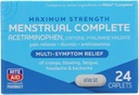 Rite Aid, Pharmacy Menstrual Multi Symptom Relief Cappets Maksymalna moc, 24 Hrabia