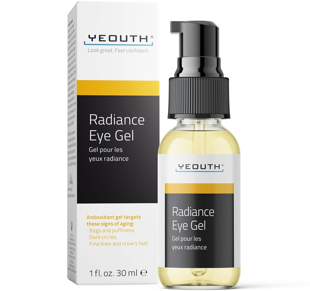 YEOUTH pod okiem żel z kwasem hialuronowym, Cechy pielęgnacji skóry Wygląd puffiness, Ciemne kręgi i pod oczami torby, Rewitalizacja Hydrating Skincare 1oz