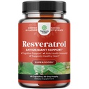 Młodzieńczy Trans Resveratrol Supplement - Resveratrol kapsułki z aktywatorem AMPK dla zdrowia i witalności komórek - AMPK Metabolic Activator for Metabolic Boost & Cellular Efficiency - 60 Count