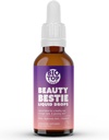 Piękno Bestie Vegan krople płynne, Biotin, Witamina C, Kwas hialuronowy, Multi-Benefit Witaminy Mieszanka do wsparcia zdrowe włosy, Skóra & Nails wzrost, Sugar Free 1 fl oz.