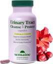 Semaine Tract Cleanse & Protect - 30 ct, Suplement wsparcia dla kobiet, Flushes Tract moczu. Łączy proantocyjanidyny żurawinowe z Hibiscus.