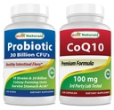 Najlepsze Naturals Probiotic 10 Szczepy & 30 Miliard CFU & COQ10 100 mg
