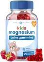 NutraChamps 120 Dzieci Magnezu Gummies - Bezcukrowy spokój Magnezu Gummies dla dzieci - 4 Miesiące dostaw - Wspiera zdrowie kości, sen - Cytrynian magnezu dla suplementu dla dzieci