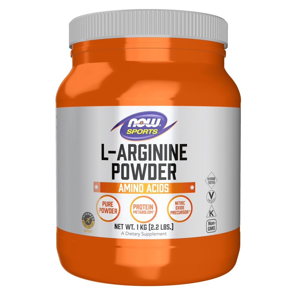 Teraz żywność Sport Nutrition, L- Arginina Proszek, Nitric tlenek Prekursor, Amino Kwasy, 2,2- Funt